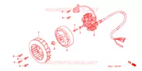 ALTERNATEUR pour Honda 50 GYRO X POST OFFICE de 2005