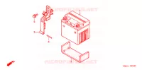 BATTERIE pour Honda 50 GYRO X POST OFFICE de 2005