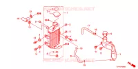 RADIATEUR pour Honda 50 GYRO X POST OFFICE de 2014