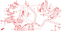 GUIDON   CARENAGE (NSS250/NSS250A) pour Honda REFLEX 250 de 2006