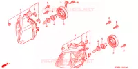 PHARE pour Honda REFLEX 250 de 2006
