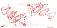 CLIGNOTANT AVANT pour Honda REFLEX 250 ABS de 2005