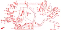 GUIDON   CARENAGE (NSS250/NSS250A) pour Honda REFLEX 250 ABS de 2005