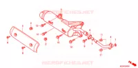 SILENCIEUX D'ECHAPPEMENT pour Honda REFLEX 250 ABS de 2005