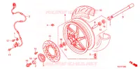 ROUE AVANT pour Honda FORZA 250 Z ABS AUDIO de 2008
