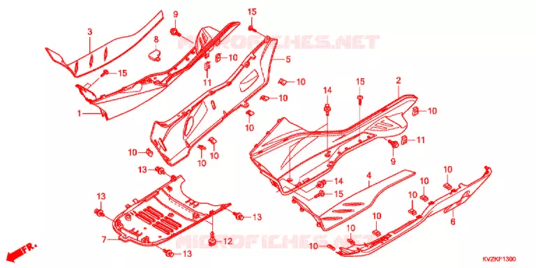 MARCHE PIEDS Honda SCOOTER 250 FORZA 2017  NSS250AAB