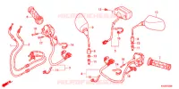 COMMODO   CABLE   RETROVISEUR pour Honda FORZA 250 Z ABS de 2011