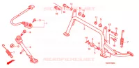 BEQUILLE pour Honda REFLEX 250 SPORT ABS de 2005