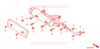 SILENCIEUX D'ECHAPPEMENT pour Honda REFLEX 250 SPORT ABS de 2005