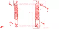 AMORTISSEUR ARRIERE pour Honda REFLEX 250 SPORT ABS de 2006