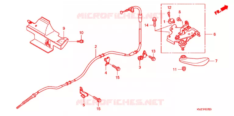 FREIN DE STATIONNEMENT Honda SCOOTER 250 FORZA 2008  NSS250D8