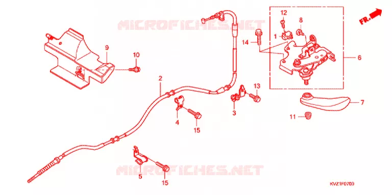 FREIN DE STATIONNEMENT Honda SCOOTER 250 FORZA 2008  NSS250DA8