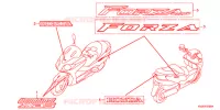 AUTOCOLLANTS pour Honda FORZA 250 Z AUDIO de 2014