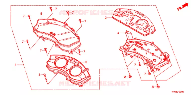 COMPTEUR  Honda SCOOTER 250 FORZA 2012  NSS250DC