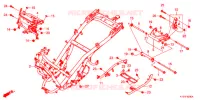 CADRE pour Honda FORZA 250 Z SI de 2017