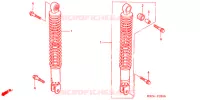 AMORTISSEUR ARRIERE pour Honda REFLEX 250 SPORT de 2004