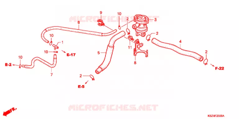 COMMANDE INJECTION D'AIR SOUPAPE Honda SCOOTER 250 REFLEX 2007  NSS250S7