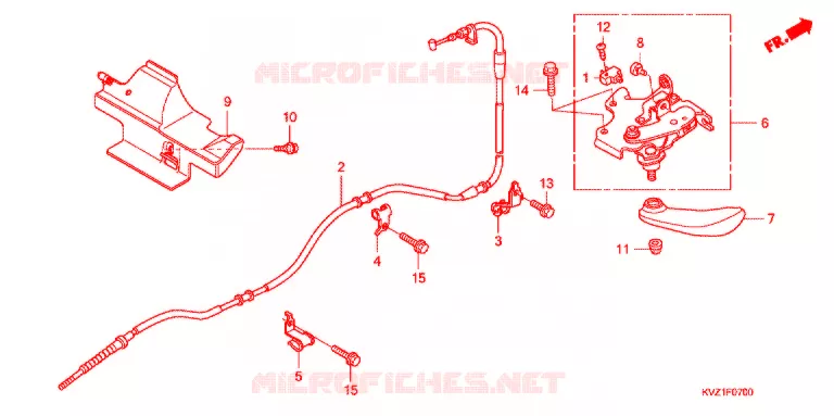 FREIN DE STATIONNEMENT Honda SCOOTER 250 FORZA 2009  NSS250S9