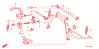 BEQUILLE pour Honda FORZA 250 X AUDIO de 2009