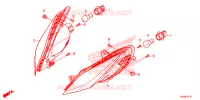CLIGNOTANT AVANT pour Honda FORZA 300 ABS de 2014