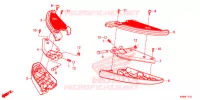 REPOSE PIED pour Honda FORZA 300 ABS de 2015
