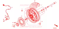 ROUE AVANT pour Honda FORZA 300 de 2014