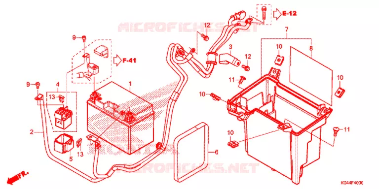 BATTERIE Honda SCOOTER 300 FORZA 2015  NSS300F