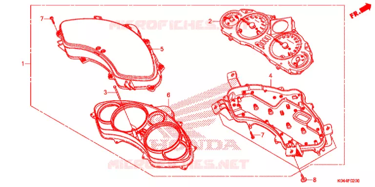 COMPTEUR  Honda SCOOTER 300 FORZA 2015  NSS300F