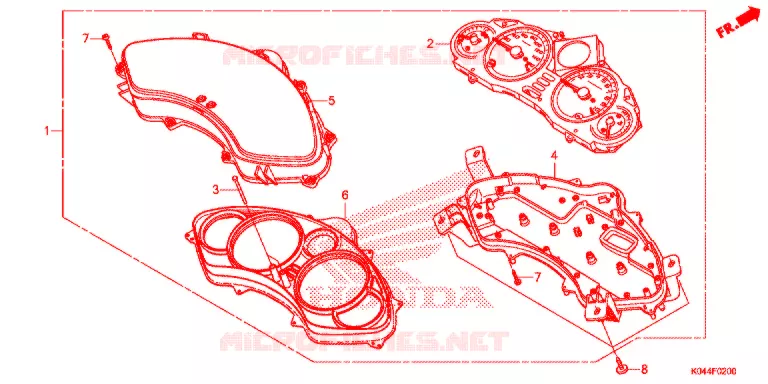 COMPTEUR  Honda SCOOTER 300 FORZA 2016  NSS300G