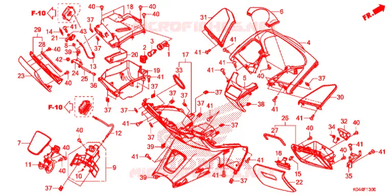 PROTEGE JAMBES Honda SCOOTER 300 FORZA 2016  NSS300G