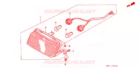 FEU ARRIERE pour Honda NT 650 BROS TYPE II de 1989