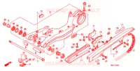 BRAS OSCILLANT pour Honda NT 650 HAWK GT de 1990