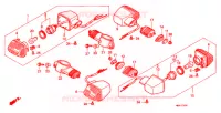CLIGNOTANT pour Honda NT 650 HAWK GT de 1990