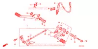 PEDALE pour Honda NT 650 HAWK GT de 1990