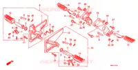 REPOSE PIED pour Honda NT 650 HAWK GT de 1990