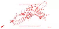 SILENCIEUX D'ECHAPPEMENT pour Honda NT 650 HAWK GT de 1990