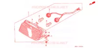 FEU ARRIERE pour Honda NT 650 BROS de 1991