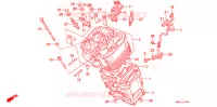 CYLINDRE (AVANT) pour Honda NT 650 HAWK GT de 1991