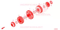 EMBRAYAGE pour Honda PIONEER 1000 M3 EPS de 2016
