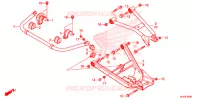 TRIANGLES   BARRE ANTI ROULIS pour Honda PIONEER 1000 M3 EPS de 2016