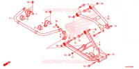 TRIANGLES   BARRE ANTI ROULIS pour Honda PIONEER 1000 M3 EPS de 2016