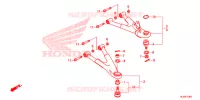 TRIANGLES AVANT pour Honda PIONEER 500 M2 CAMO de 2016