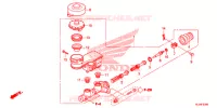 MAITRE CYLINDRE DE FREIN AVANT pour Honda PIONEER 700 CM de 2014