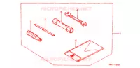 OUTIL pour Honda 50 GYRO UP de 1992