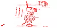 CYLINDRE   CULASSE pour Honda 50 GYRO UP de 1998