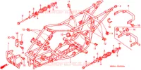 CADRE ('01 '05) pour Honda TRX 250 SPORTRAX EX de 2005