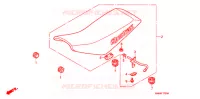 SELLE ('01 '05) pour Honda TRX 250 SPORTRAX EX de 2005