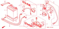 BATTERIE ('02 '04) pour Honda TRX 250 FOURTRAX RECON Electric Shift de 2003