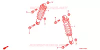 FOURCHE pour Honda TRX 250 FOURTRAX RECON Electric Shift de 2004