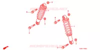 FOURCHE pour Honda TRX 250 FOURTRAX RECON Electric Shift de 2004